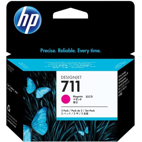 HP 711 3-pack Magenta