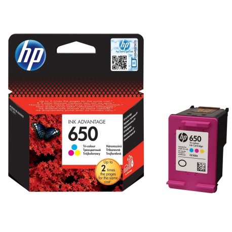 Cartouche HP 650 Trois couleurs