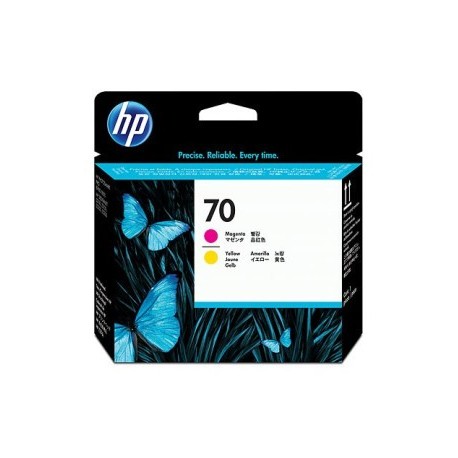 HP 70 Magenta and Yellow DesignJet Printhead