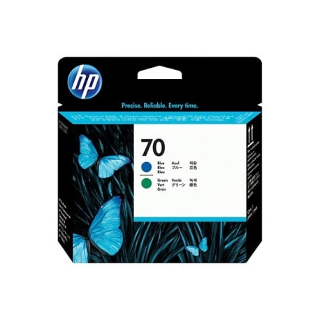 HP 70 Blue and Green DesignJet Printhead