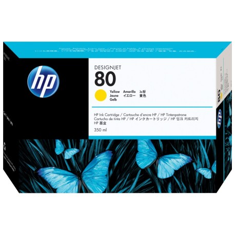 HP 80 350-ml Yellow