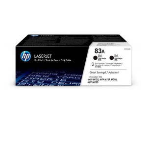 2 x Toner HP 83A noir