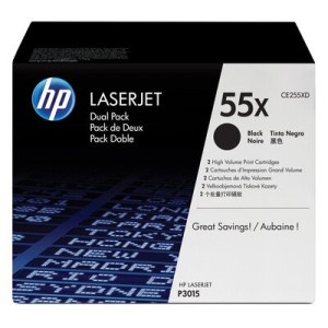 HP 55X 2-pack Black