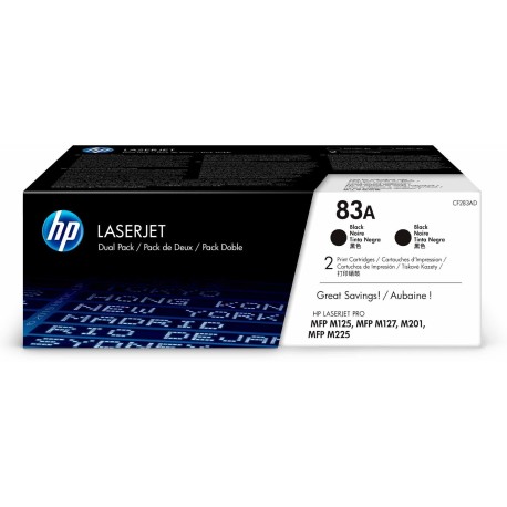 HP 83A 2-pack Black