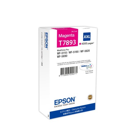 Epson Encre Magenta XXL WF-5110DW/5190DW/5620DWF/5690DWF